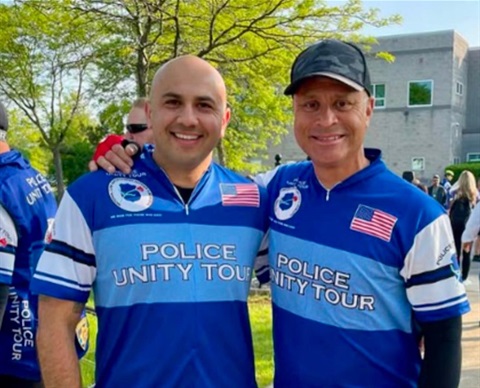 Two Police Officers at the 2024 Police Memorial Unity Tour